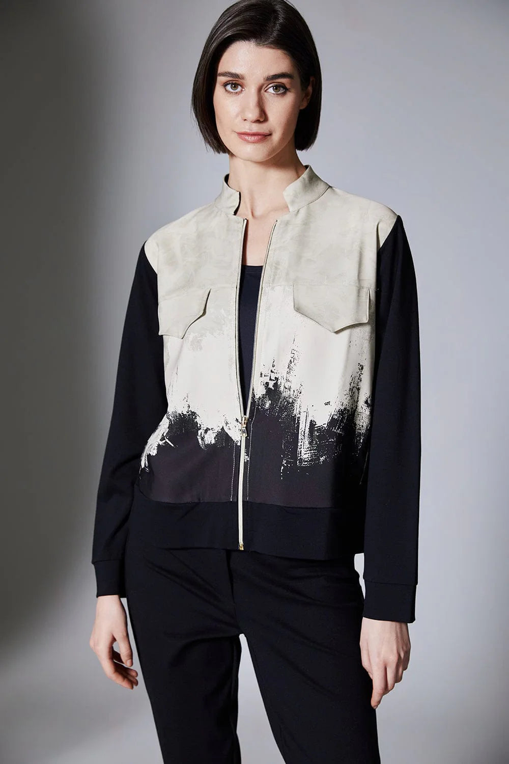 Peruzzi short printed jacket w25162