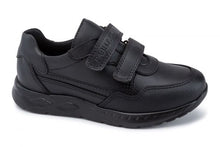 Load image into Gallery viewer, Pablosky Boys Double Velcro Black Trainer 725115
