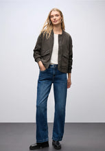 Load image into Gallery viewer, Street One Dark Brown Corduroy Jacket 212819
