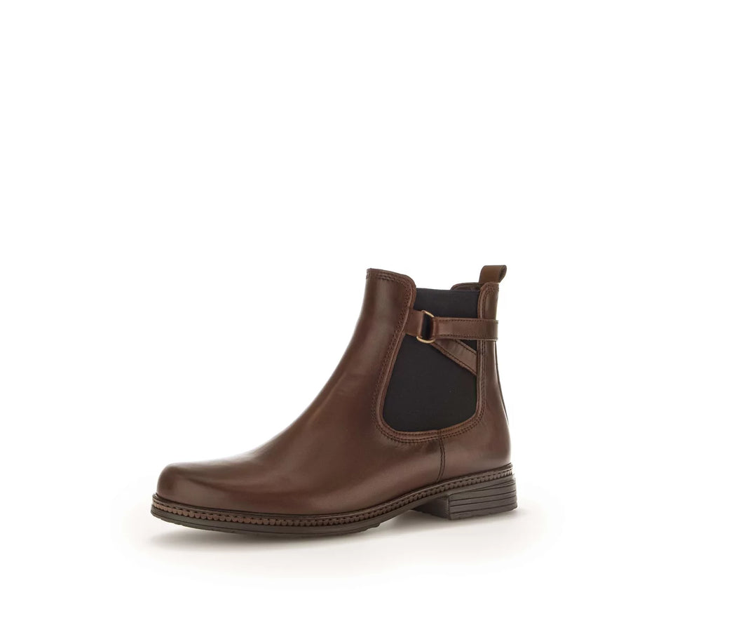 Gabor Brown Chelsea Zip Boot 74.670.36
