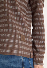 Load image into Gallery viewer, Cecil Striped Taupe Top 324548
