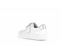 Load image into Gallery viewer, Gabor White/Silver Trainer 43.338.21
