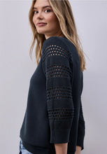 Load image into Gallery viewer, Street One Navy Top 324794
