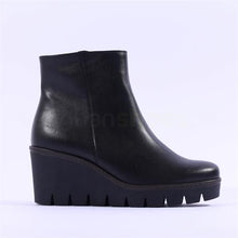 Load image into Gallery viewer, Gabor Black Platform Wedge Boot 54.780.27
