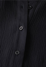 Load image into Gallery viewer, Street one navy crinkled shirt 345451
