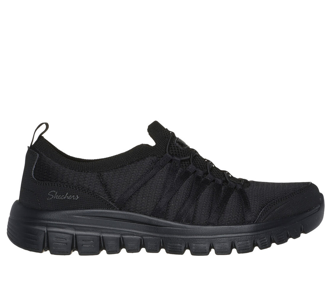 Sketchers Black Trainers 100692/BBK