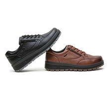 Load image into Gallery viewer, G Comfort R-1282 Black/Grey Laced shoes
