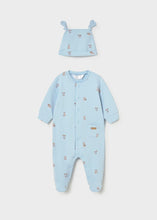 Load image into Gallery viewer, Newborn Baby Blue Animal Romper 1718/069
