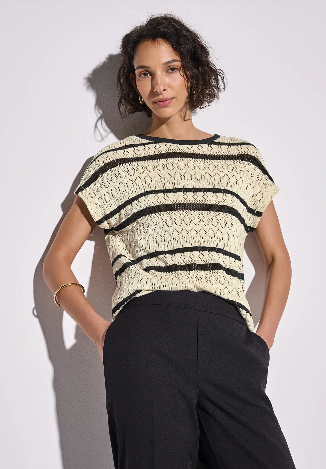 Street One Striped  Top 323158
