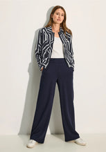 Load image into Gallery viewer, Cecil Navy Printed Short Jacket 212199
