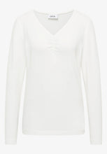Load image into Gallery viewer, Cecil Basic shirt with ruching detail 324253
