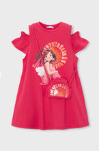 Load image into Gallery viewer, Mayoral poppy dress with bag 3941/12
