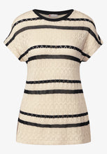 Load image into Gallery viewer, Street One Striped  Top 323158
