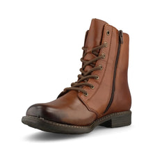 Load image into Gallery viewer, Rieker Brown Zip Boot 74805-22
