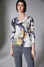 Load image into Gallery viewer, Peruzzi Paint Swirl Knit  Khaki W25610
