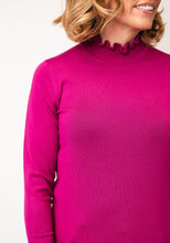 Load image into Gallery viewer, Sunday frilly neck sweater
