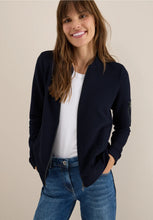Load image into Gallery viewer, Cecil Navy ZipJacket 324034
