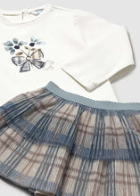 Load image into Gallery viewer, Mayoral baby Girls 3 piece skirt set 2922 (aqua blue)
