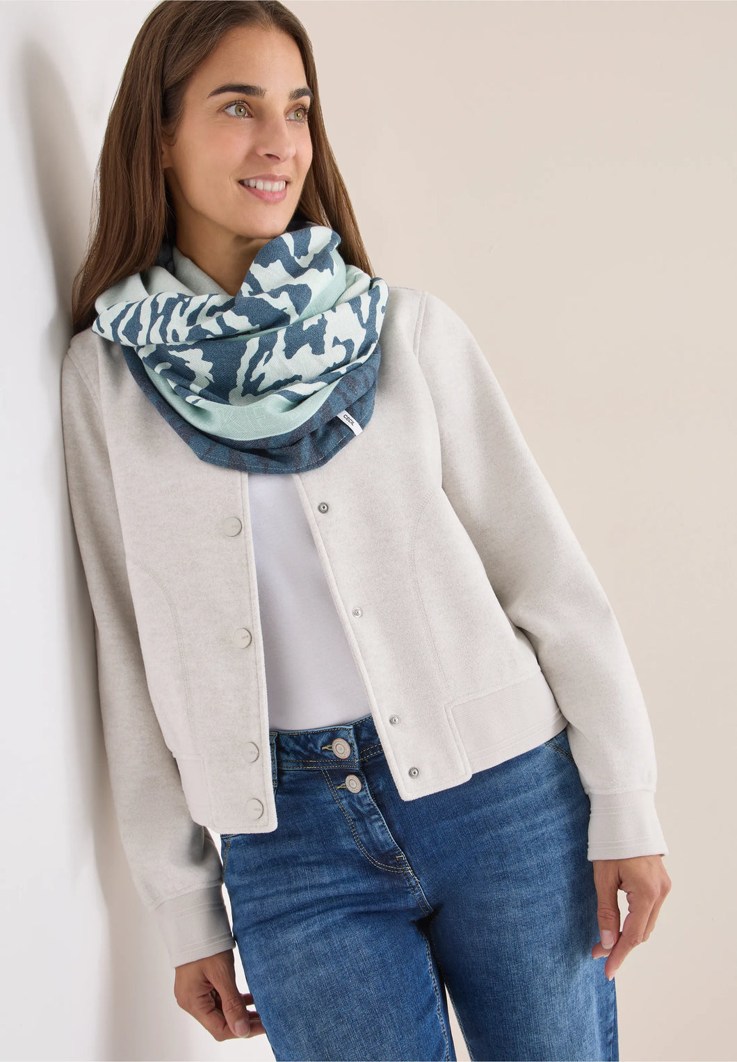 Cecil Soft loop scarf with print 572823