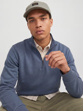 Load image into Gallery viewer, Jack &amp; Jones quarter Zip Sweater (Turbulance) 12250747
