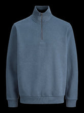 Load image into Gallery viewer, Jack &amp; Jones quarter Zip Sweater (Turbulance) 12250747
