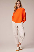 Load image into Gallery viewer, Deck By Decollage Ribbed Orange Jumper 7725
