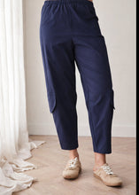 Load image into Gallery viewer, Peruzzi Navy Travel Pocket Trousers S26208

