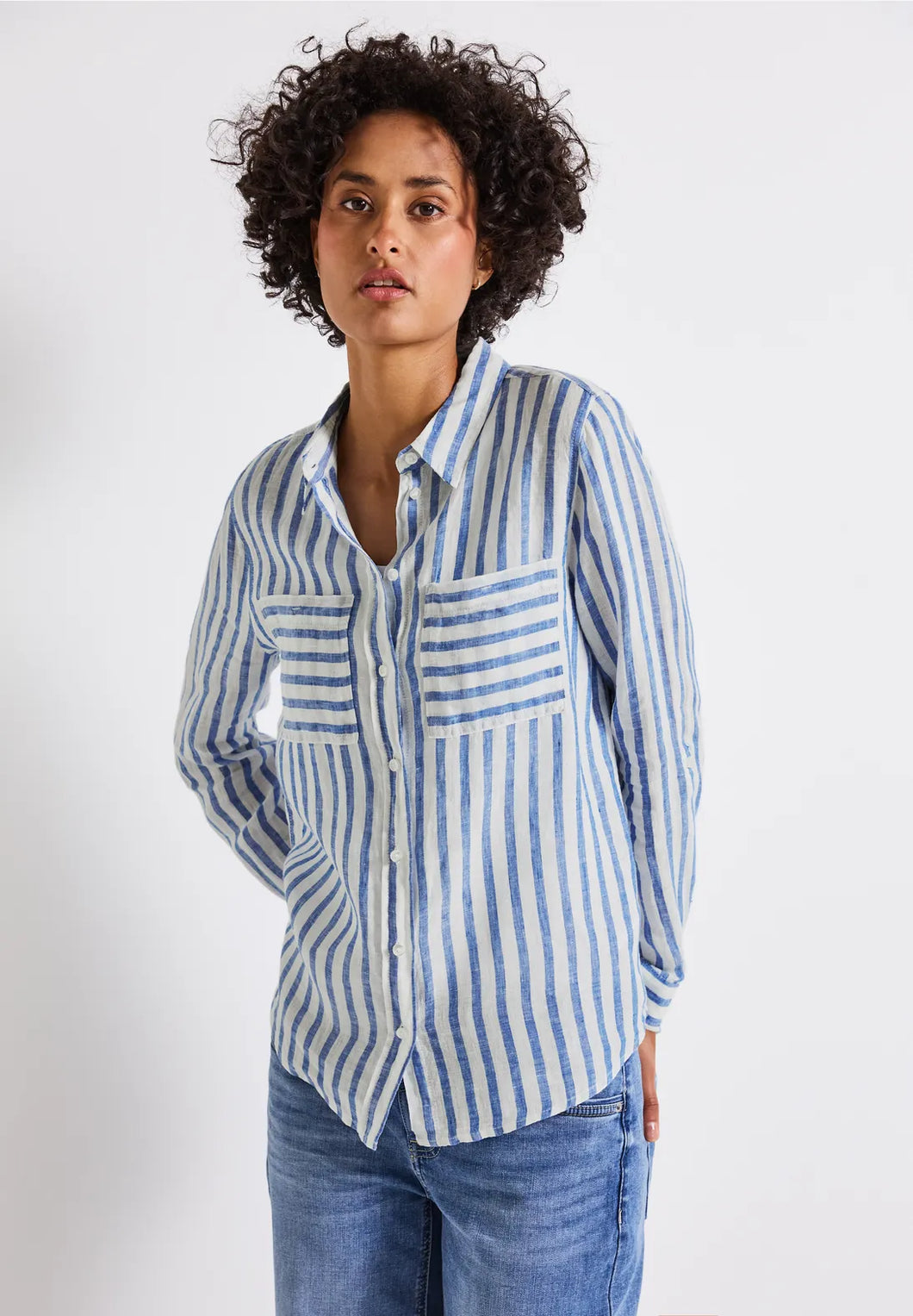 Street one striped shirt 345402