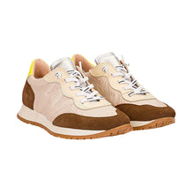 Load image into Gallery viewer, Wonders Cream And Tan Laced Runners A-4802
