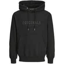 Load image into Gallery viewer, Jack and Jones Mens Black Hoodie 12270541
