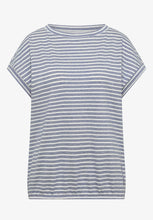 Load image into Gallery viewer, Cecil Striped Denim Blue Shirt 324817
