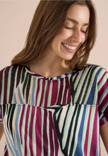Load image into Gallery viewer, Cecil mesh insert T shirt 325300
