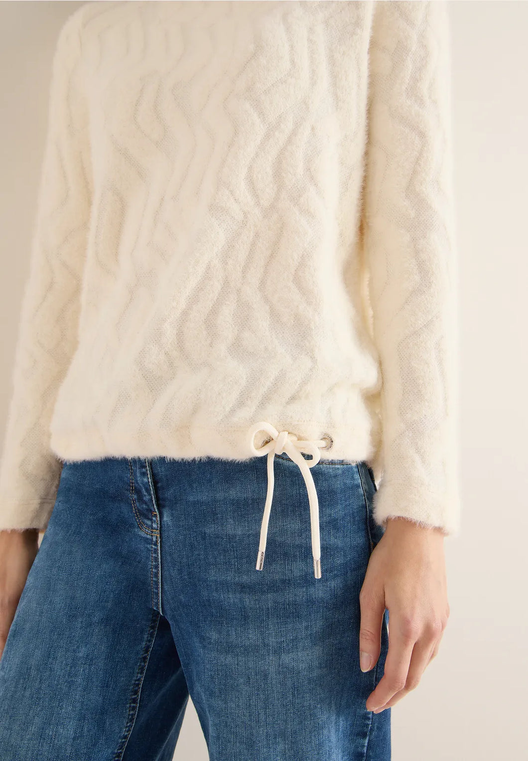 Cecil Cream white jumper 324280
