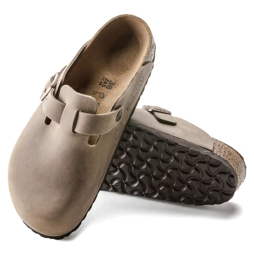 Birkenstock Boston in Tabacco Brown 0960813