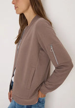 Load image into Gallery viewer, Cecil Taupe Zipped Jacket 324034
