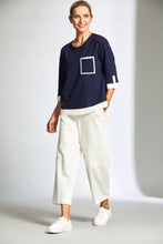 Load image into Gallery viewer, Peruzzi Ecru Crop Trousers S25181
