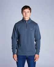 Load image into Gallery viewer, Diesel Dax Half Zip Blue Sweater Z25553MO
