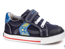 Load image into Gallery viewer, Pablosky  boys navy canvas shoe 975020
