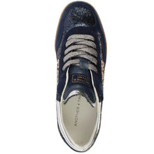 Load image into Gallery viewer, Another Trend Blue Metallic Trainers A0348727
