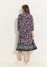 Load image into Gallery viewer, Cecil Printed Splitneck Dress 144025
