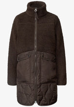 Load image into Gallery viewer, Street One Brown Teddy Coat 202255
