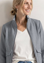 Load image into Gallery viewer, Street One Blue Zip Up Jacket 213100/17914
