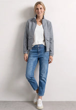 Load image into Gallery viewer, Street One Blue Zip Up Jacket 213100/17914
