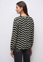 Load image into Gallery viewer, Street One Buttoned Round Neck Blouse 346168
