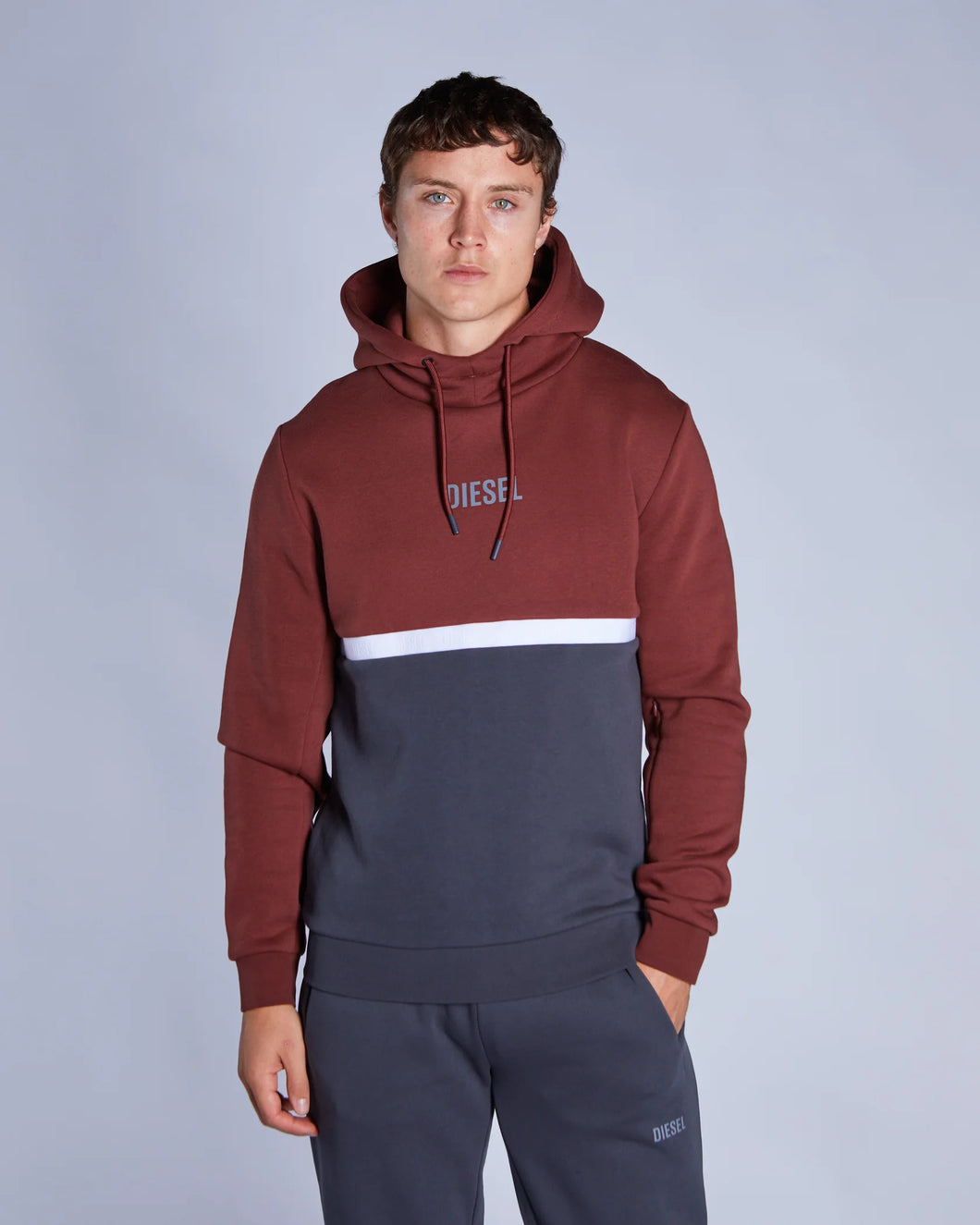 Diesel Blaise Hoodie Brick Red H25581MO