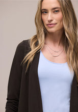Load image into Gallery viewer, Street One Espresso Brown Knit Cardigan 324788/17276
