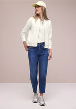 Load image into Gallery viewer, Street One Off White Zip Jacket 325079/10108
