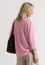 Load image into Gallery viewer, Street One Pink Knit Look Top 325700
