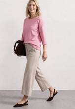 Load image into Gallery viewer, Street One Pink Knit Look Top 325700
