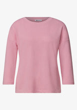 Load image into Gallery viewer, Street One Pink Knit Look Top 325700
